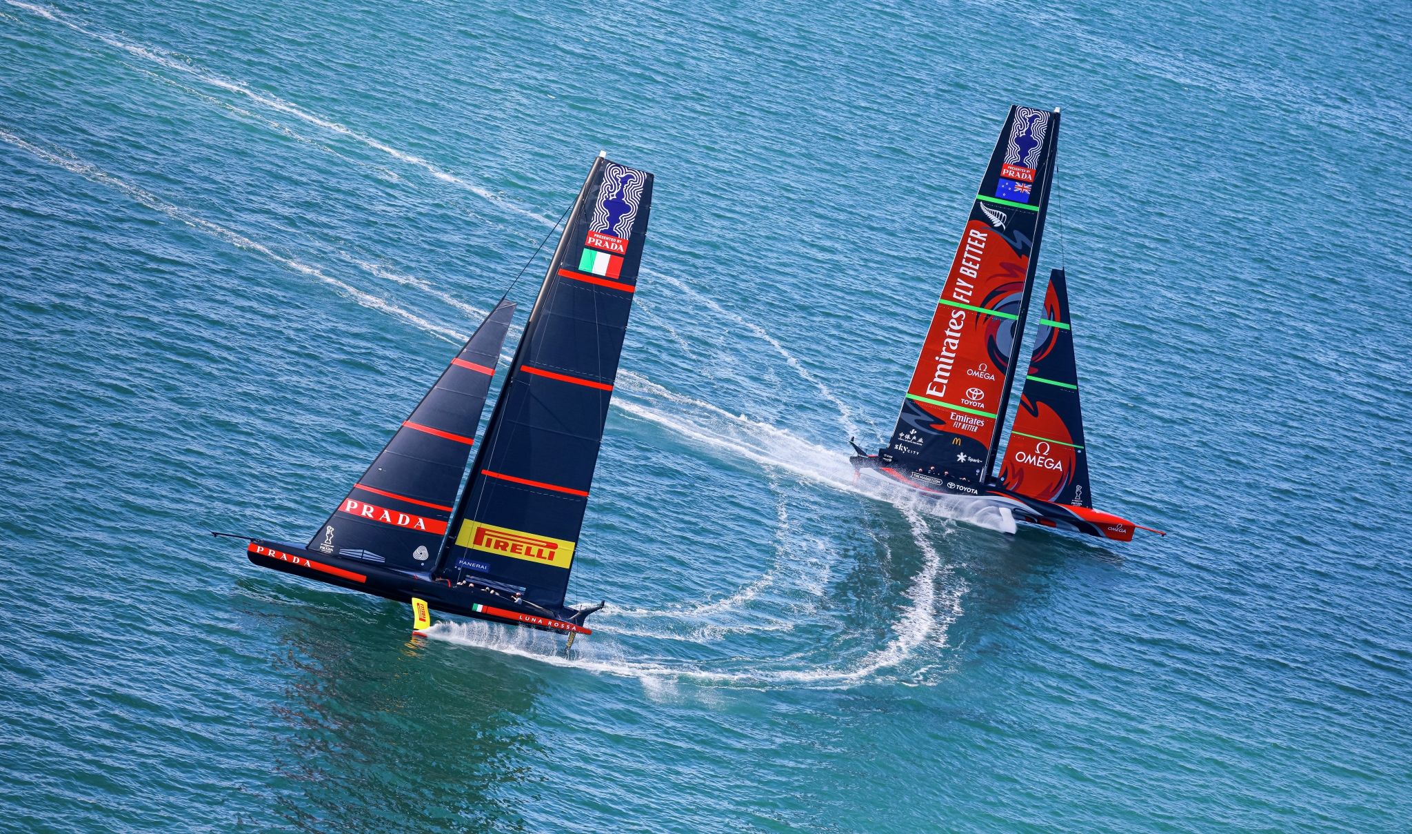 Riedels 360°-Technologiekonzept ermöglichte eine atemberaubende Berichterstattung über den America’s Cup / Foto: © ACE | Studio Borlenghi, Nutzung mit freundlicher Genehmigung des America’s Cup