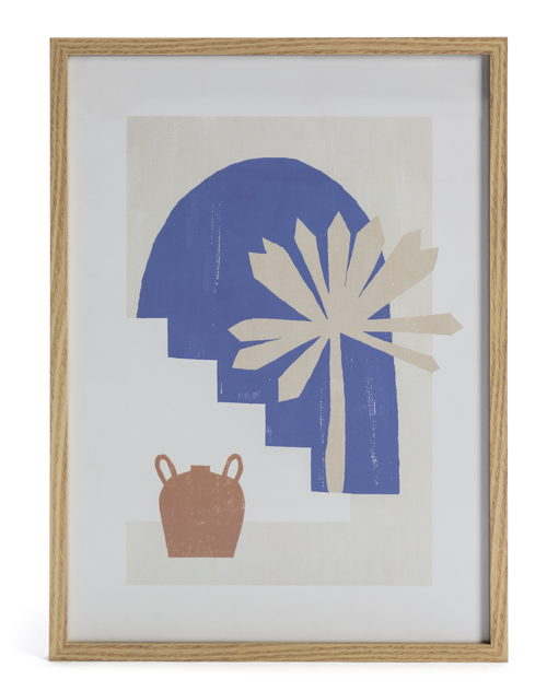 Habitat Graphic Print Framed Wall Art - A3, £15