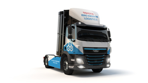 Vrachtwagens op waterstof maken Europees logistiek netwerk Toyota koolstofvrij