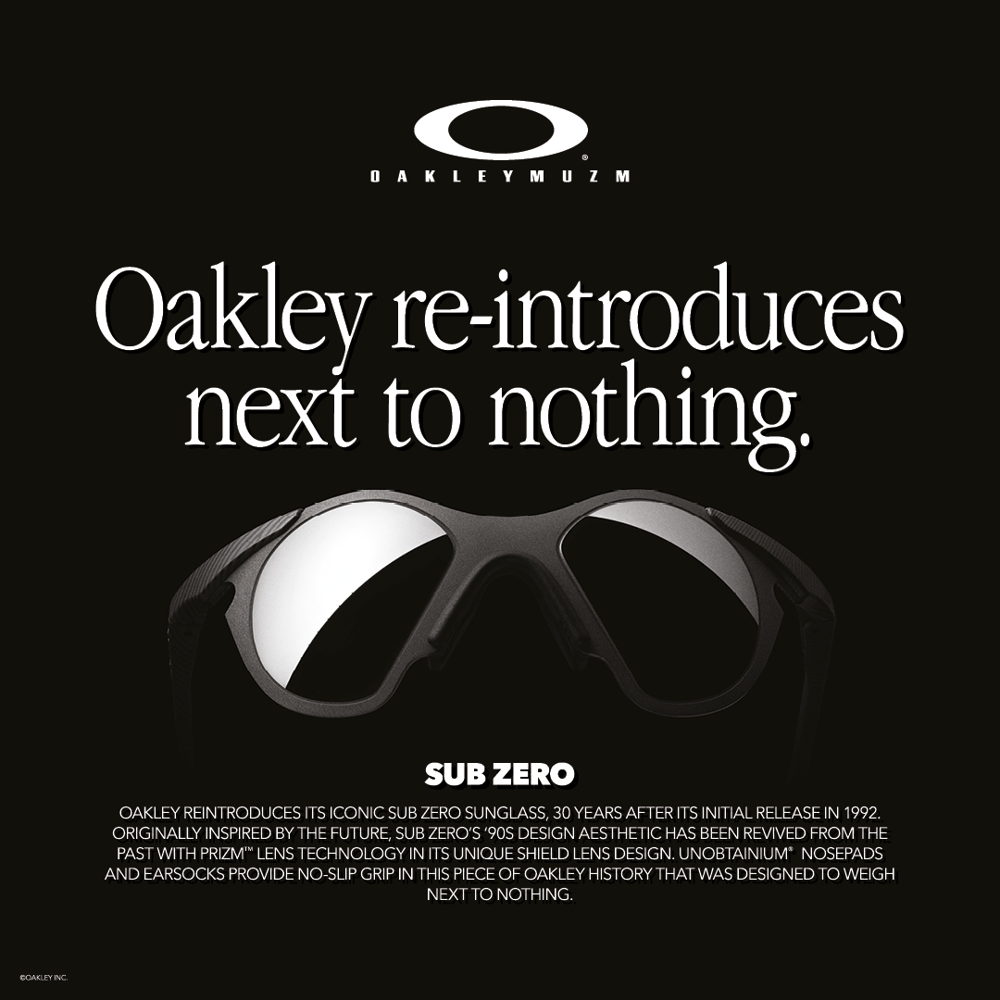 OAKLEY SUB ZERO - CAMPAIGN IMAGE (2)