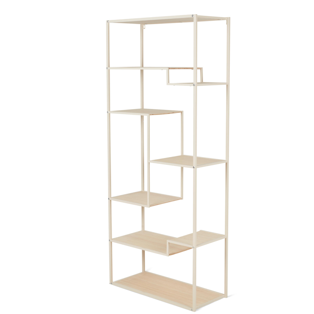 TRAPP WALL RACK SAND_72X32X170CM_metal_€109,00