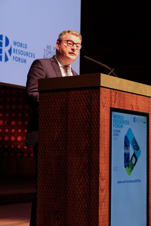 Mr. Koen Van den Heuvel, Minister of Environment of Flanders