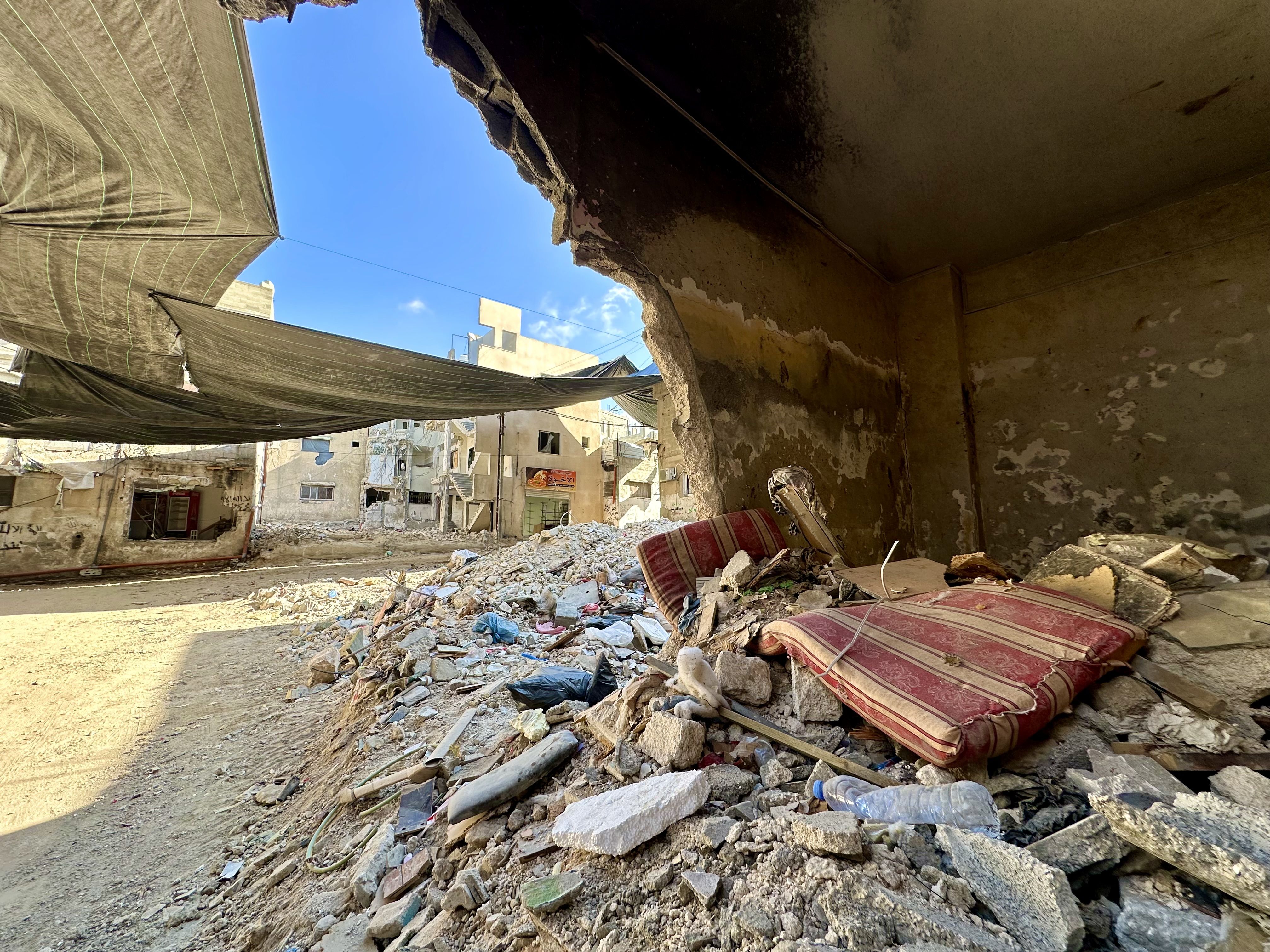 Tulkarem Refugee Camp shows extensive destruction, with severely damaged water infrastructure impacting access to essential resources. Date:17/10/2024 | Photographer: Oday Alshobaki | Location: Palestinian Territories