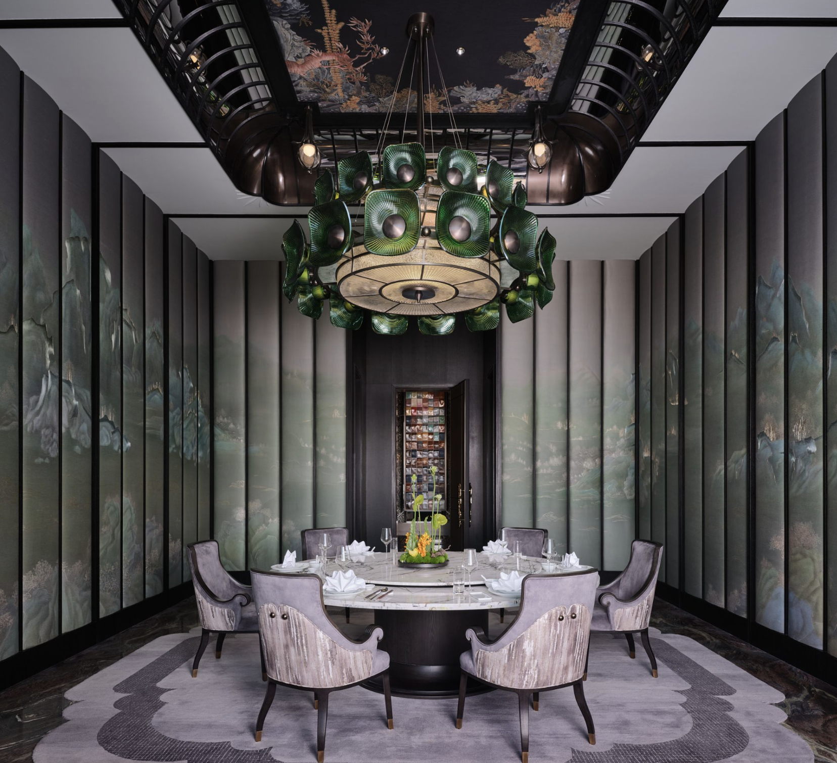 Members-only sky clubhouse at Wenzhou Lucheng Plaza by AB Concept - photography by Owen Raggett