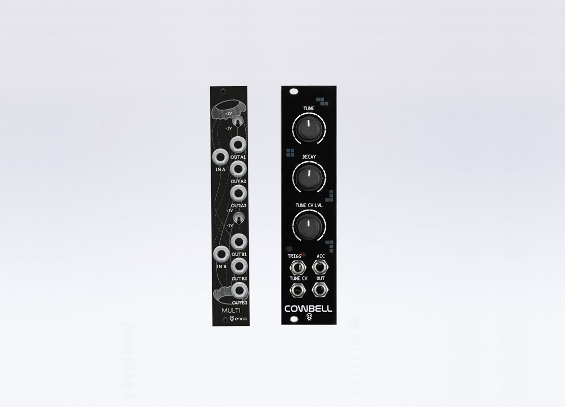 Erica Synths Releases Cowbell and Black Multi Eurorack Modules