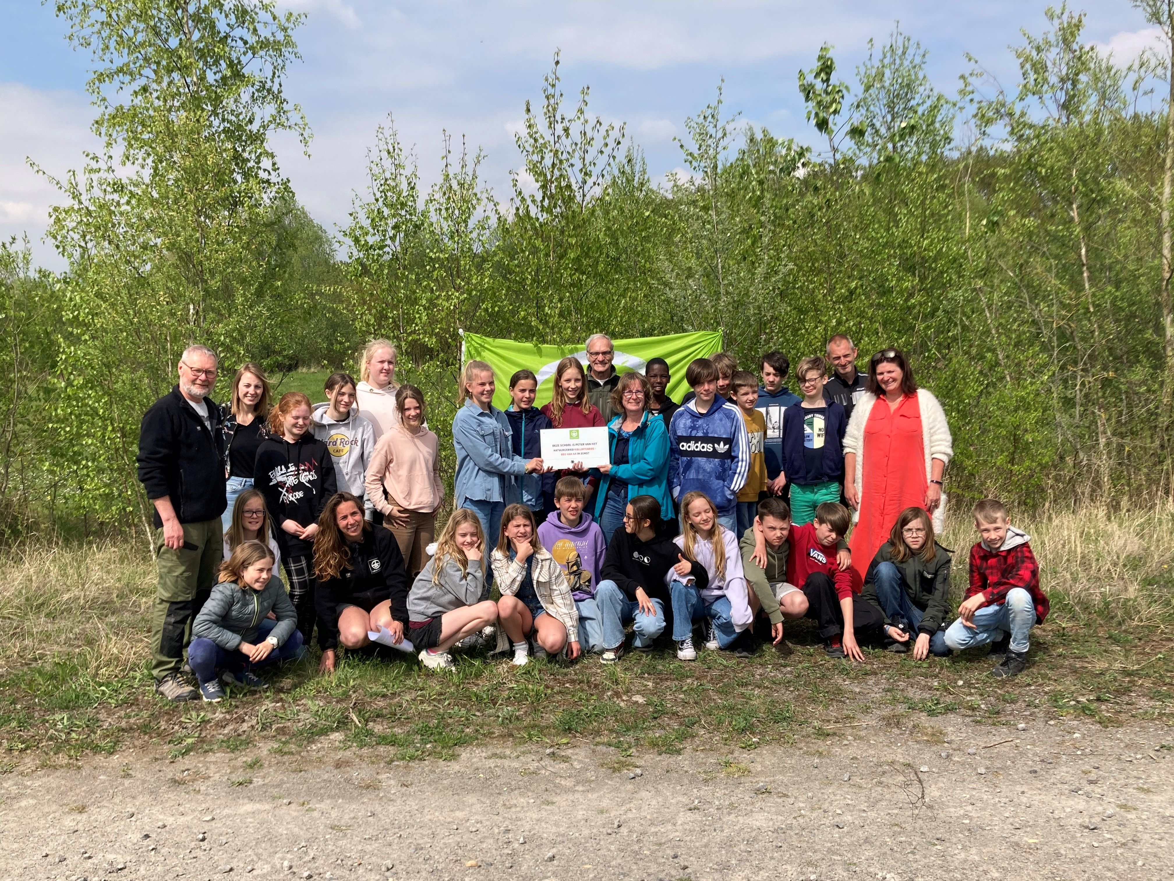 GO!Basisschool Wonderwijs uit Zemst wordt peter van het natuurgebied Bos van Aa-Kollintenbos