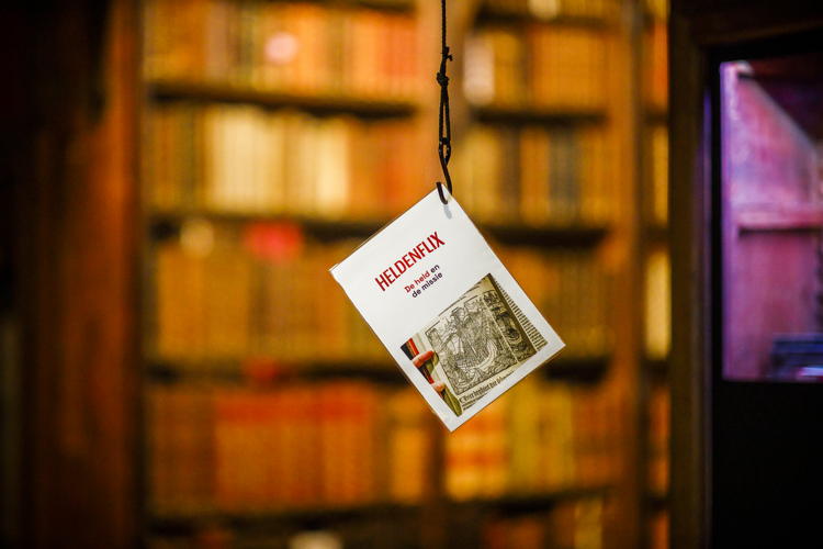 Workshop Heldenflix in de Erfgoedbibliotheek Hendrik Conscience | Foto door Victoriano Moreno