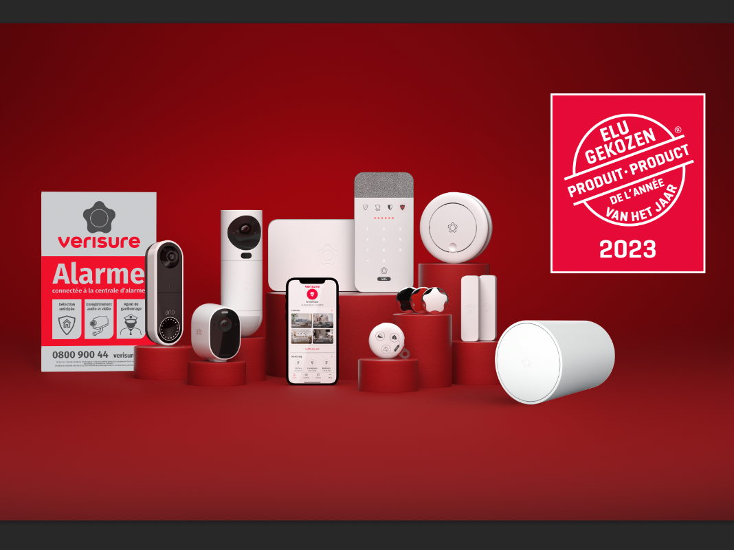 Le système d’alarme Verisure avec son dispositif de fumée anti-cambriolage est « élu produit de l’année 2023 »