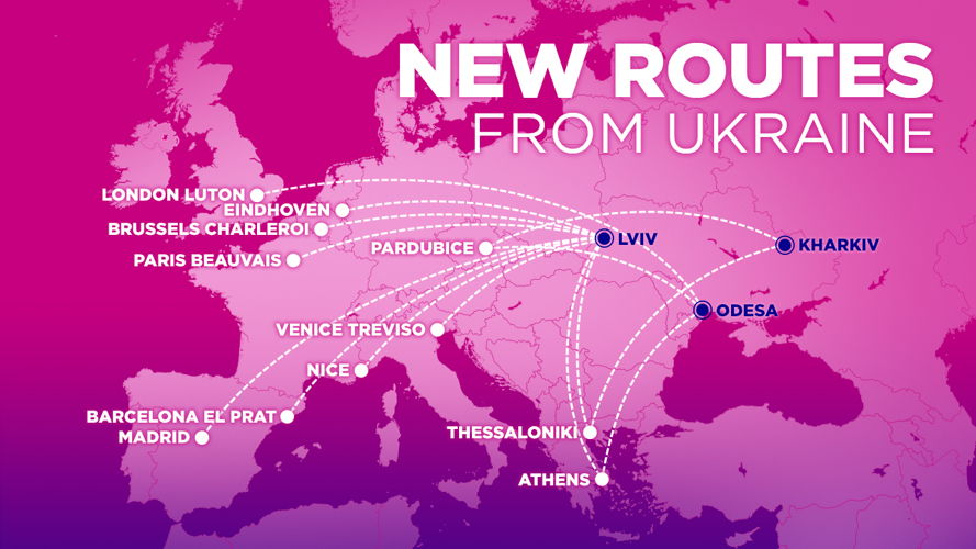 Nieuwe routes naar Lviv