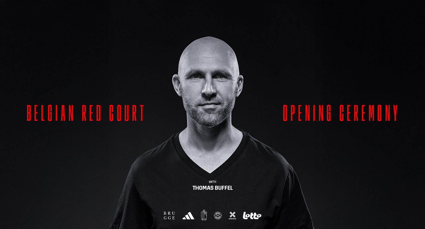 Invitation presse pour le mercredi 23 avril : Inauguration du Red Court à Bruges avec Thomas Buffel 