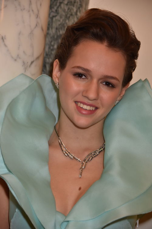 Princess Emilia von Auersperg-Breunner in Emmanuel Ungaro, Payal New York, Photo by Jean Luce Huré