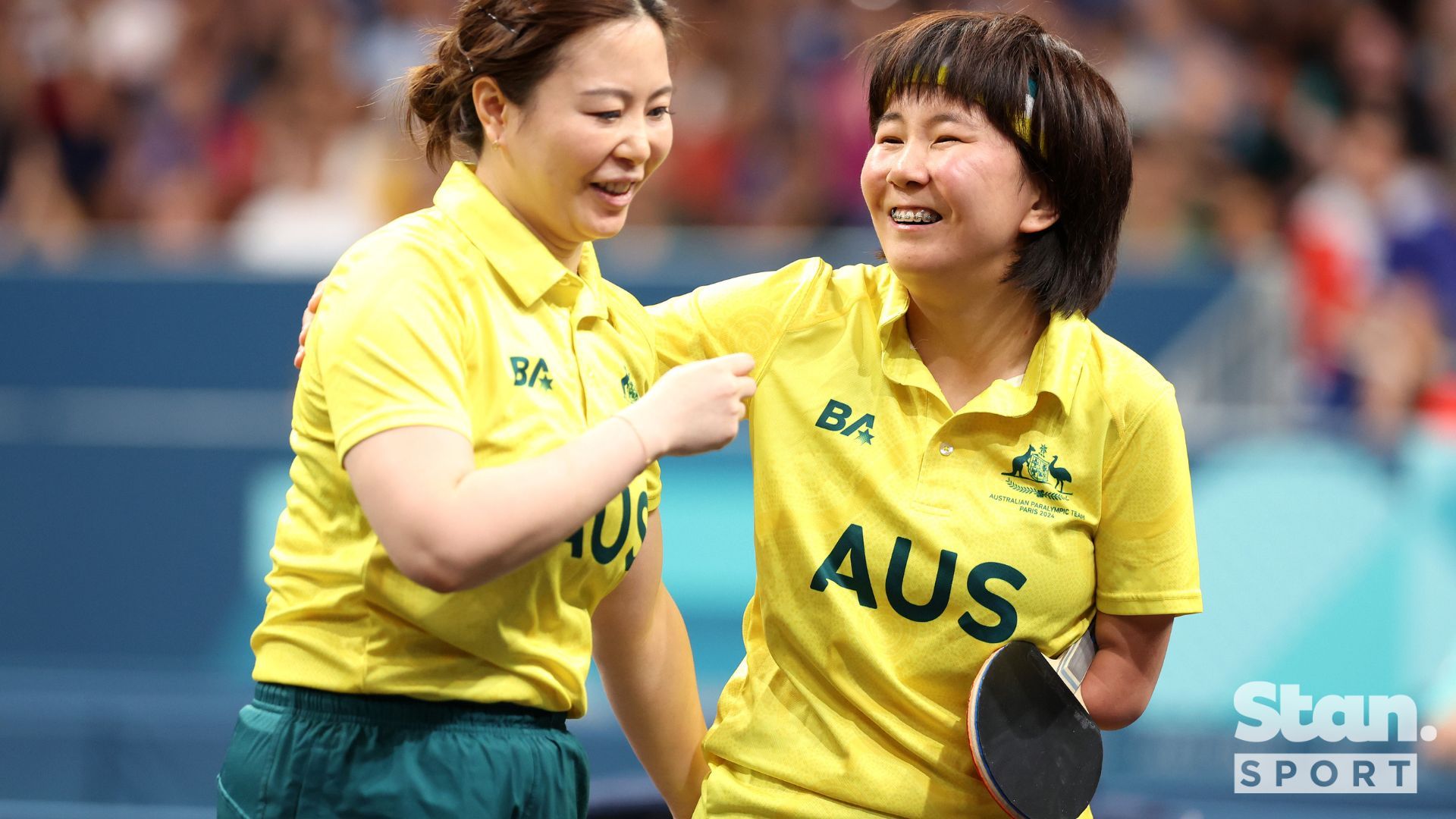 Li Na Lei and Qian Yang took Table Tennis Gold for Australia.