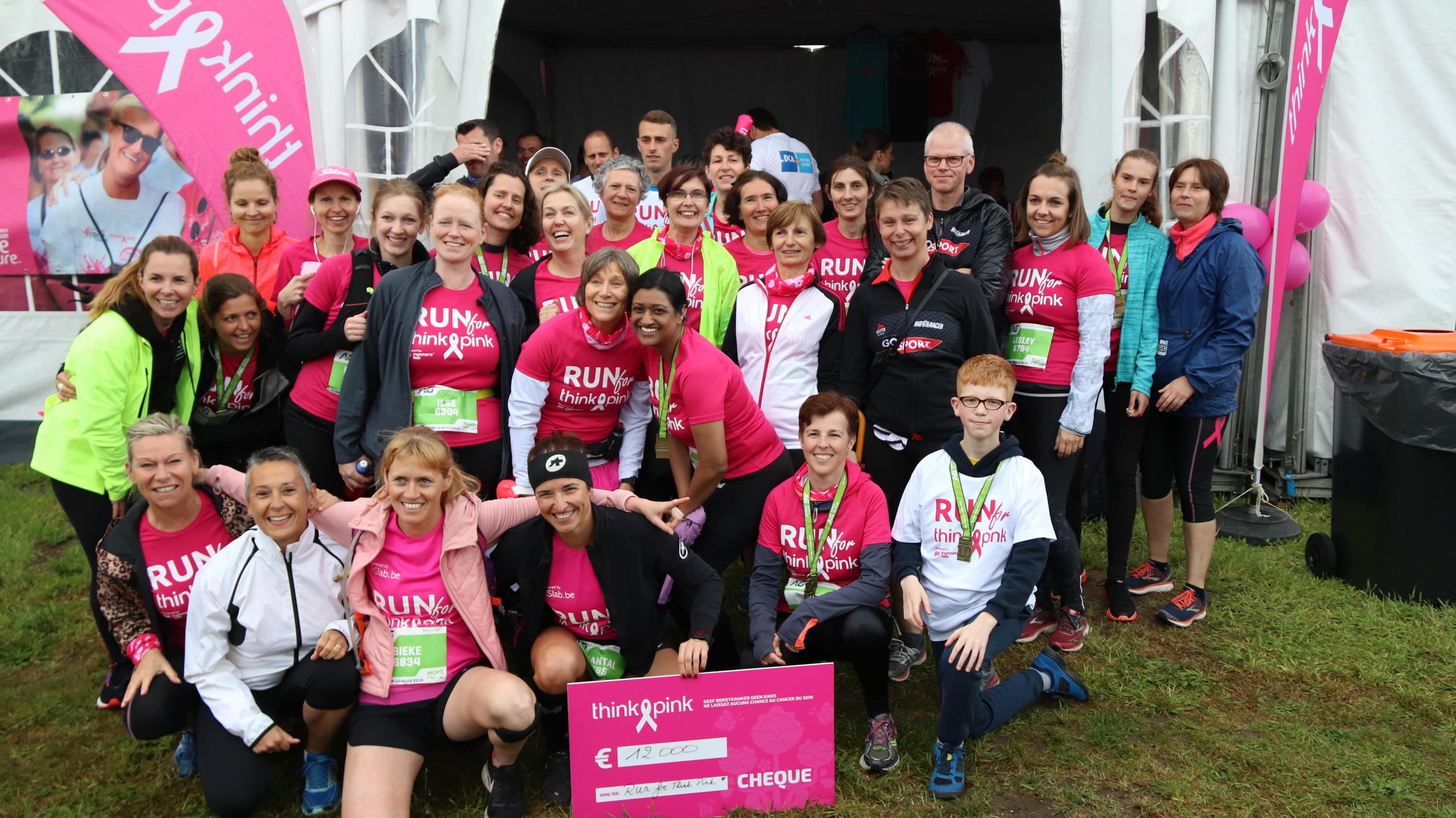 Think Pink en Anita op zoek naar Anita's en buddy's voor de Antwerp 10 Miles