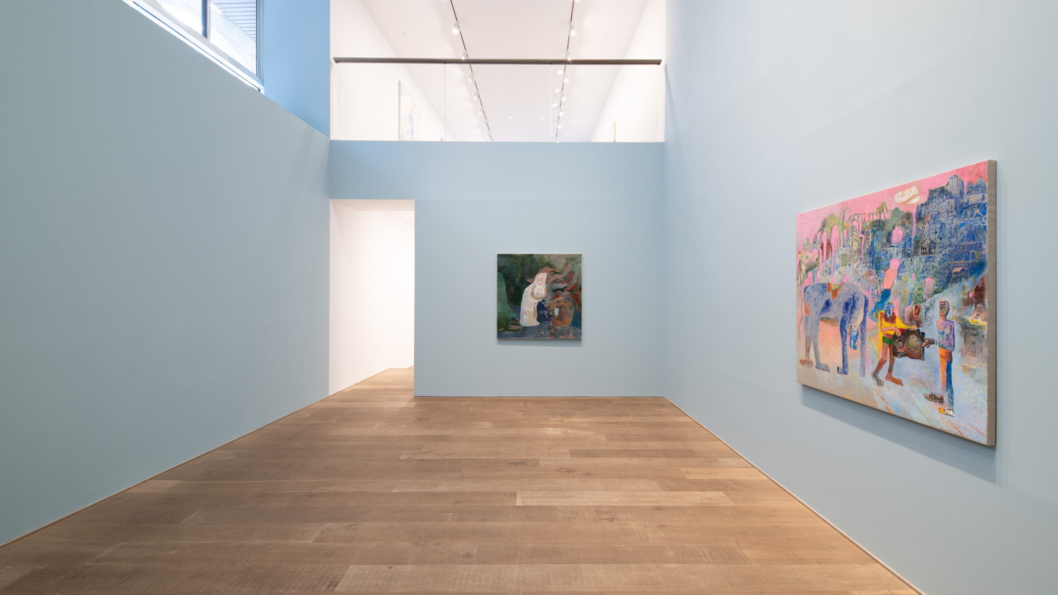 Qiu Xiaofei at Xavier Hufkens. Photo by Thomas Merle