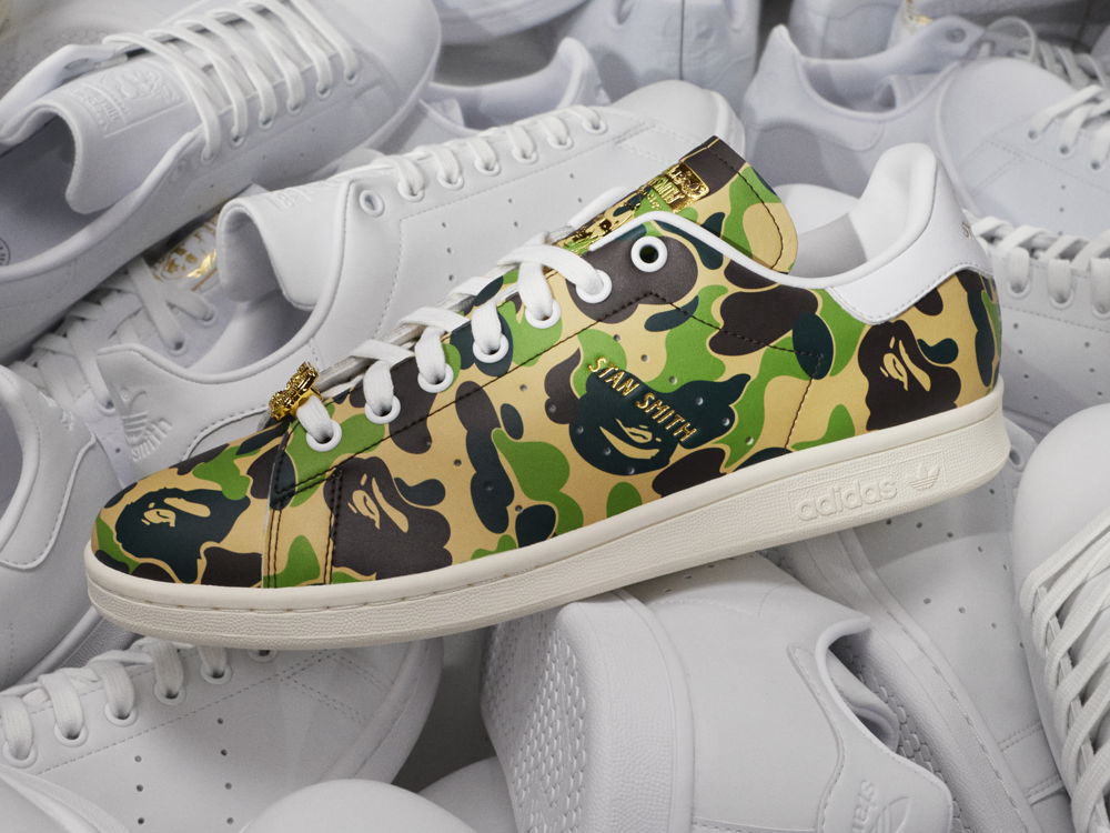adidas y BAPE anuncian la ultima version de sus zapatillas Stan Smith para el 30 aniversario de su colaboracion
