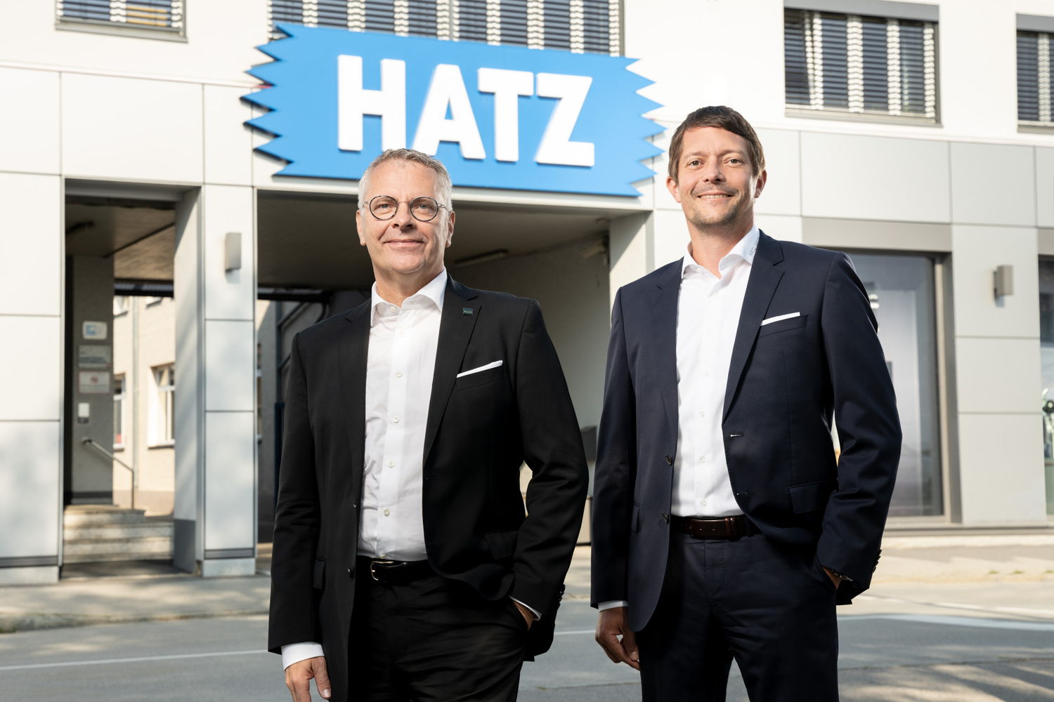 Die Geschäftsführung von Hatz: der Vorsitzende Bernd Krüper (links) und der Technik-Verantwortliche Dr.-Ing. Simon Thierfelder.