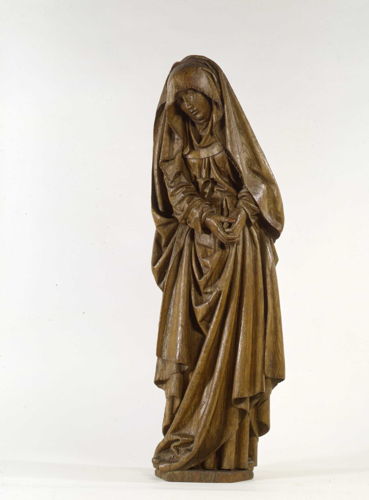 Bruxelles, Passchier Borman, Vierge pleurant et Jean issu d’un Calvaire, c. 1523, chêne décapé
Photo (c) Suermondt-Ludwig-Museum 