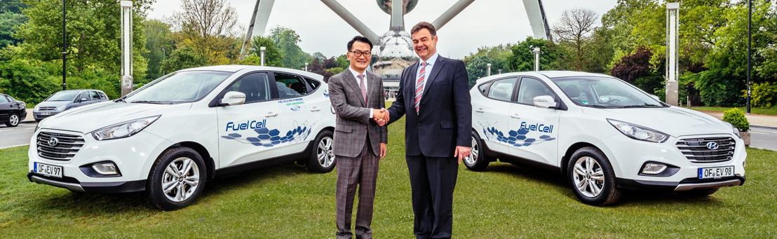 Hyundai Motor voor derde opeenvolgende jaar officieel aangesteld door EG-ondersteund partnership om elektrische brandstofcel-demonstratievoertuigen te leveren.