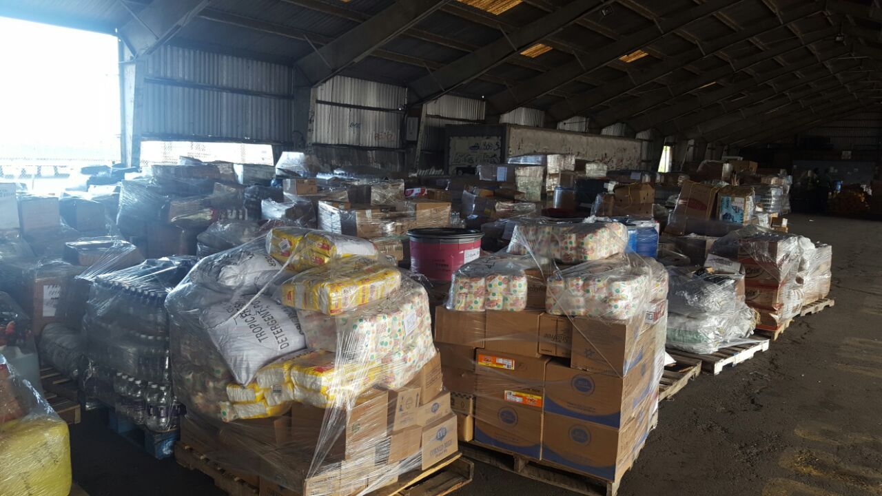 Vital food and emergency supplies from SVG heads to the BVI