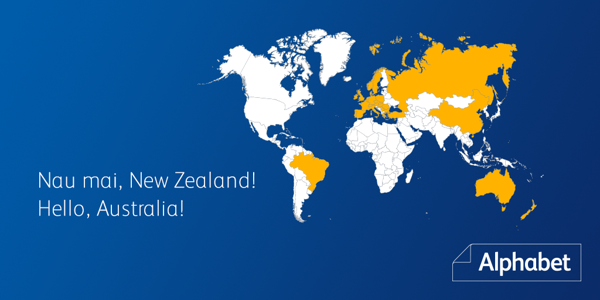 Nau mai: Alphabet confirms a new partner in New Zealand and Australia.