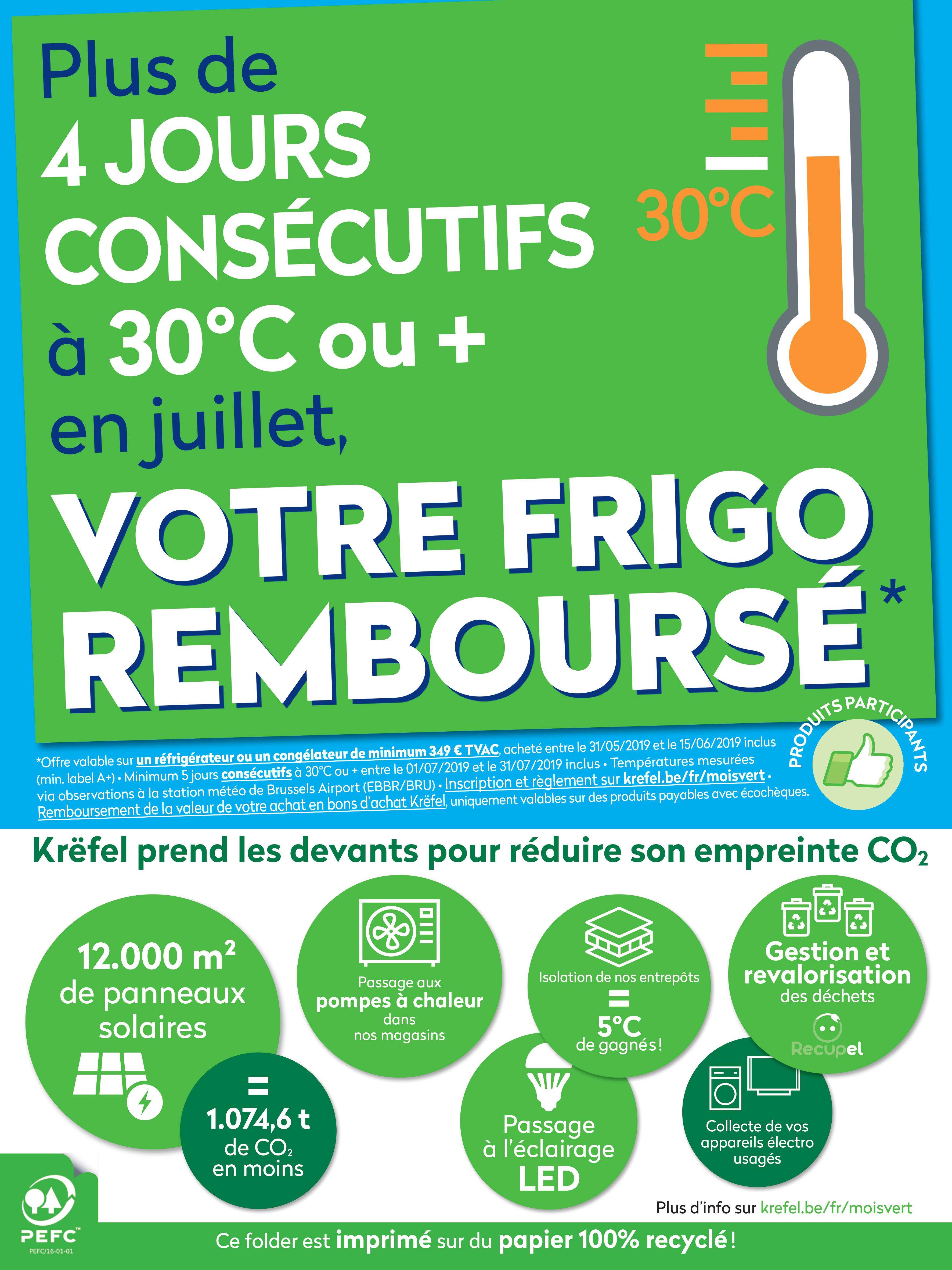 Krëfel espère pouvoir rembourser des milliers de clients si la canicule se prolonge !