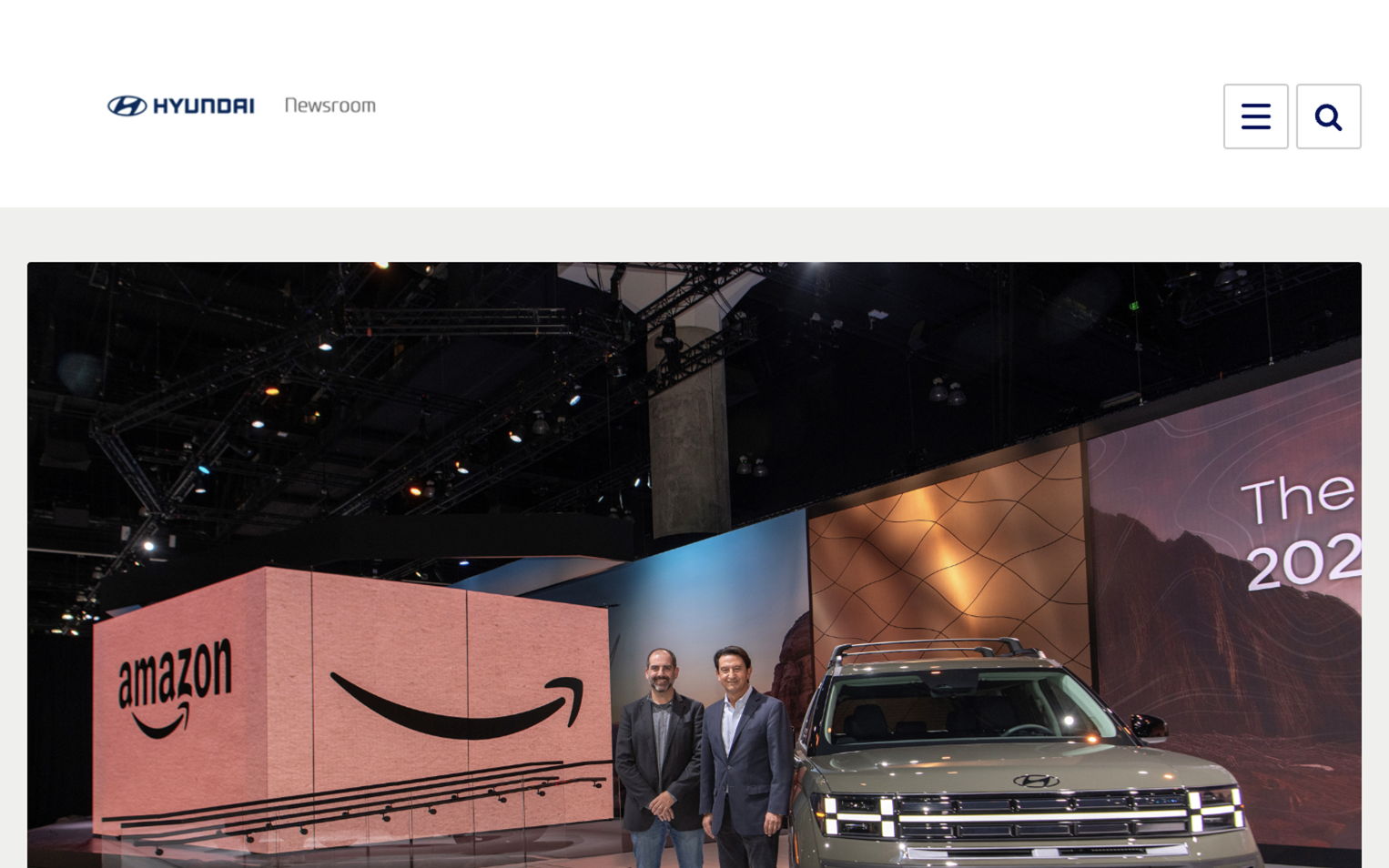 Hyundai and Amazon partnership
