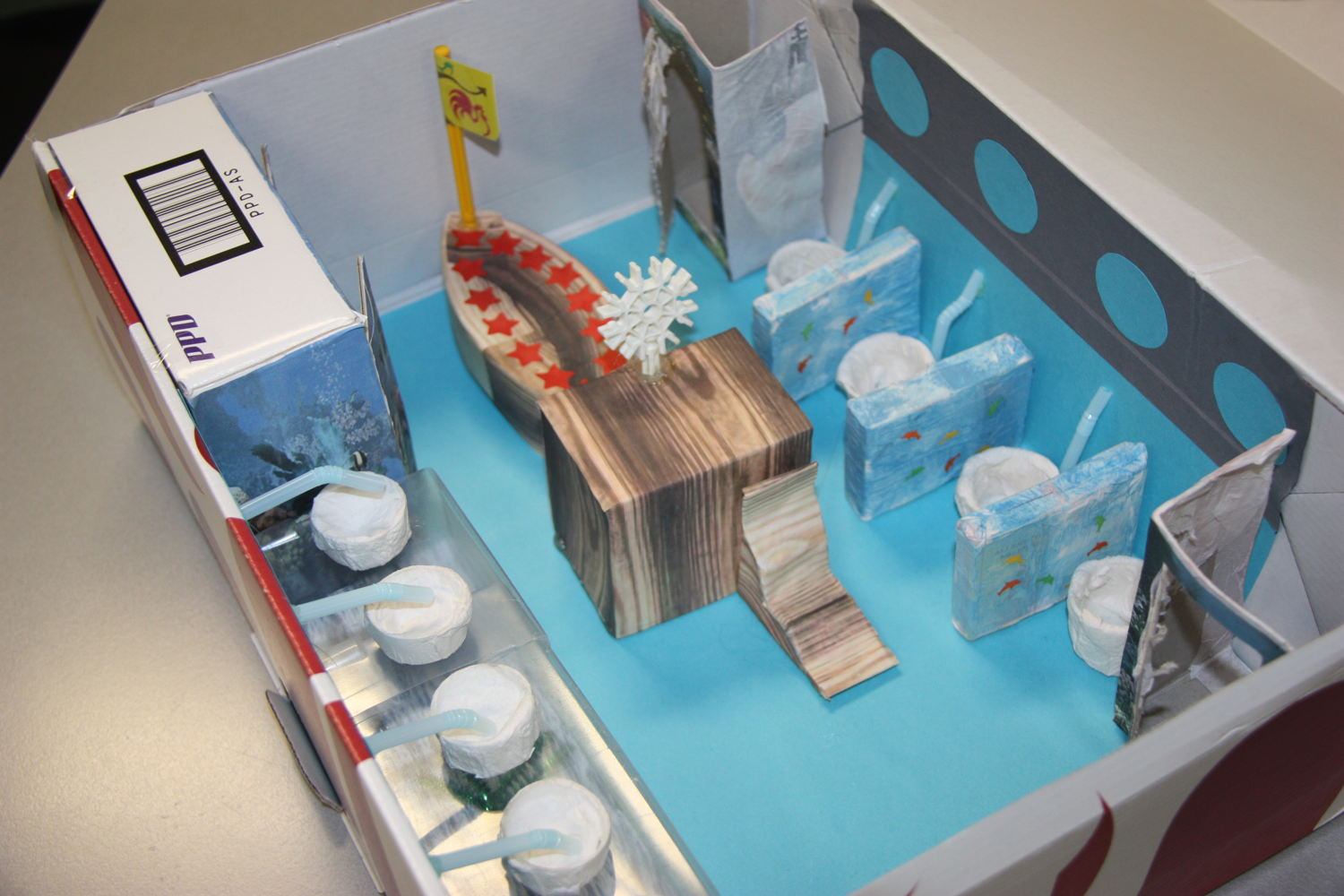 Een detail van de ingezonden maquette