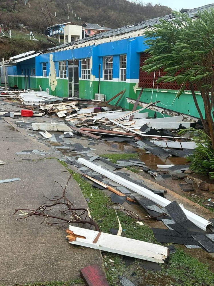 Captured Images from Hurricane Beryl. All Rights to the Owner.