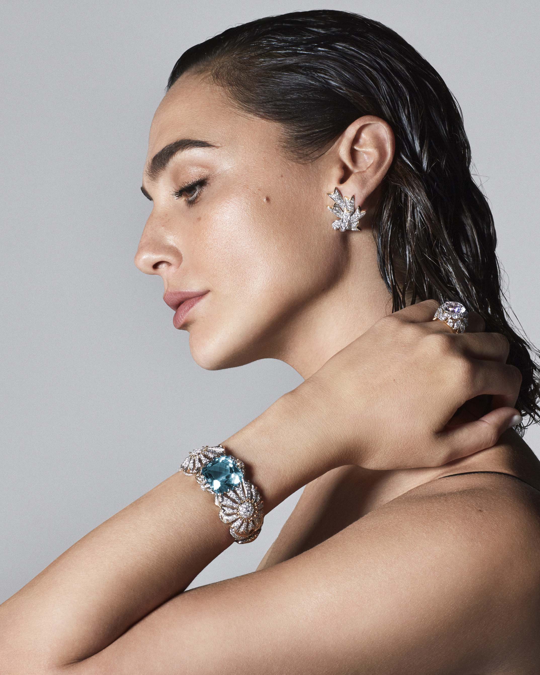 Tiffany&Co - High jewelry campaign - Gal Gadot - fleurage bracelet