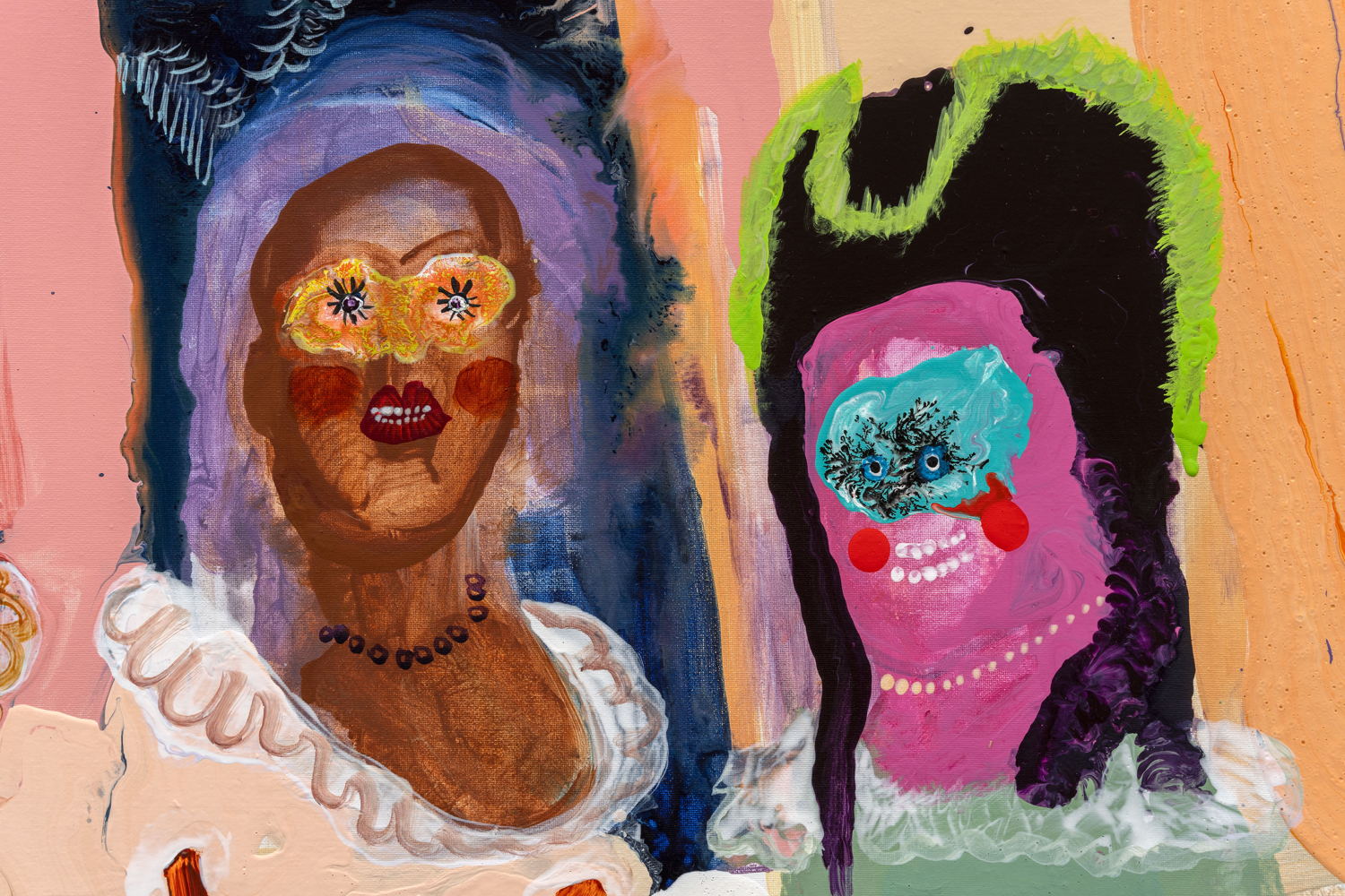 MoMu, Genieve Figgis, Ladies at Versailles, 2022, (c) courtesy of the artist and Almine Rech, Photo: Nicolas Brasseur