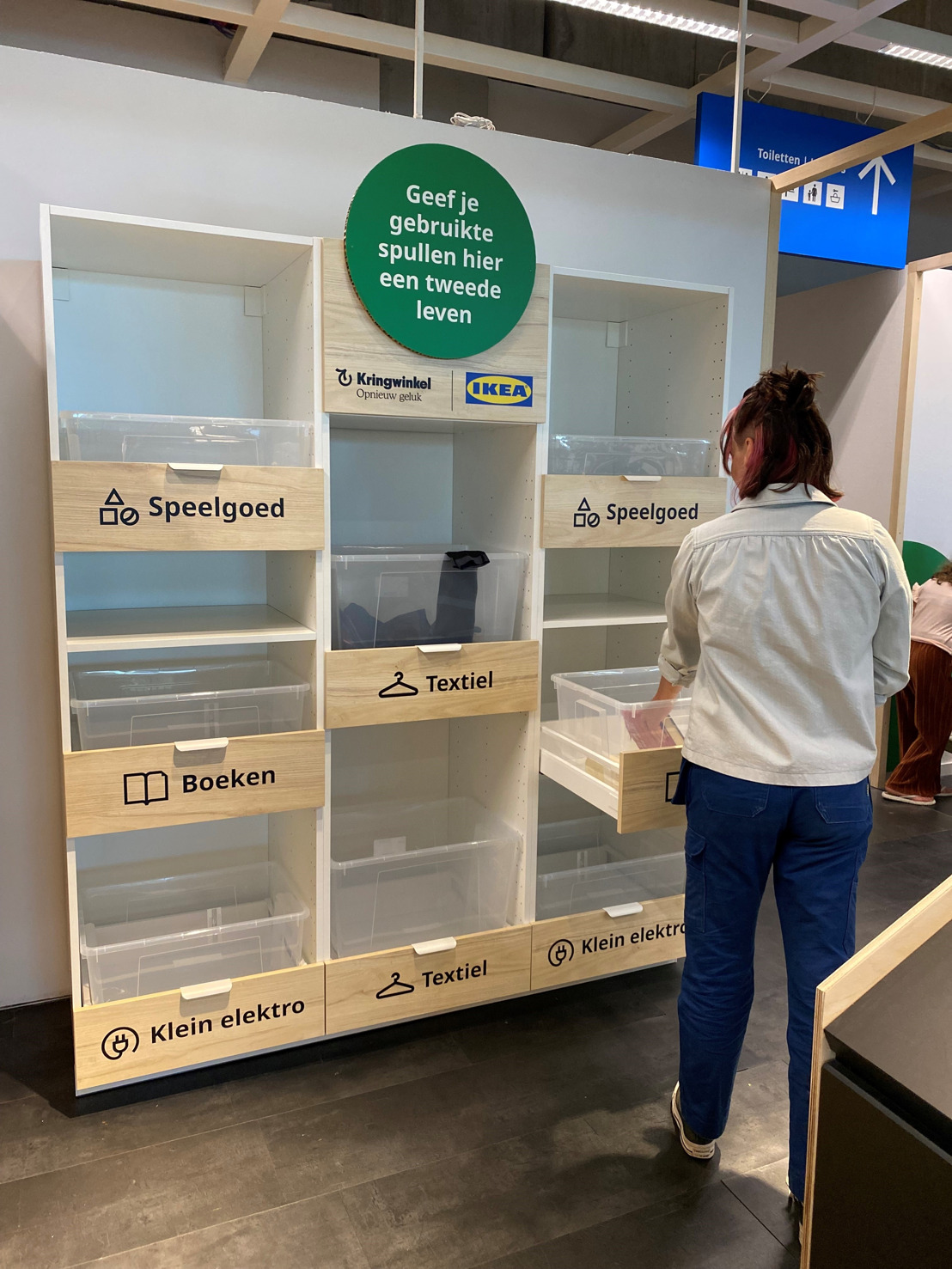 IKEA Gent en Kringwinkel lanceren een nieuw geefpunt om meer spullen een tweede leven te geven