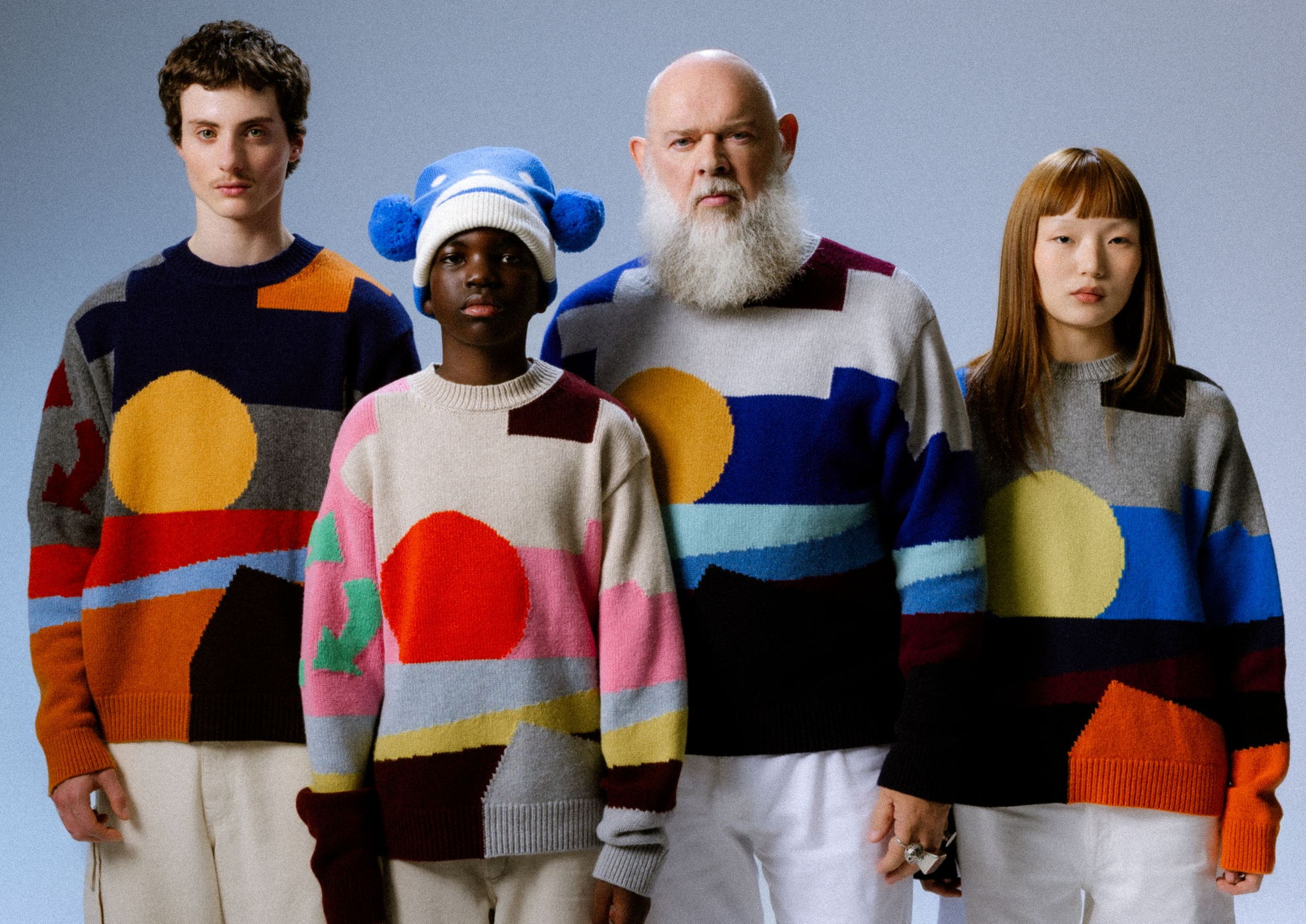 Walter Van Beirendonck creates one-off sweaters for fashion chain JBC
