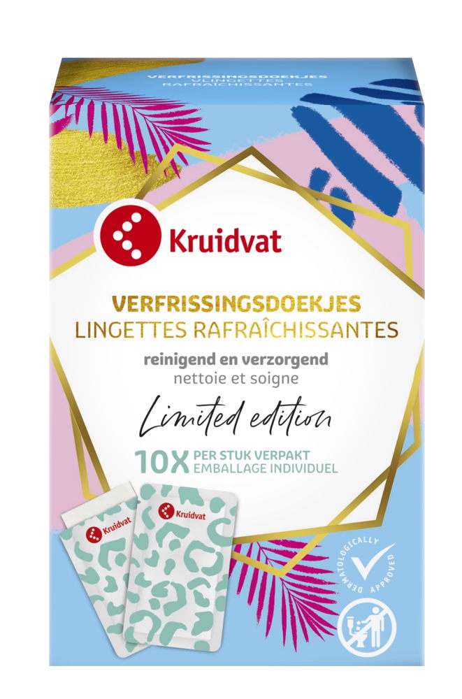 Refreshing wipes - €1,29