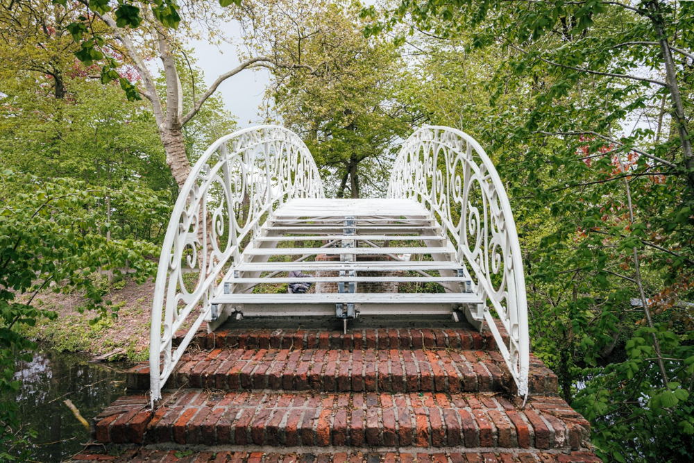 Gerestaureerde boogbrug  © Stad Gent