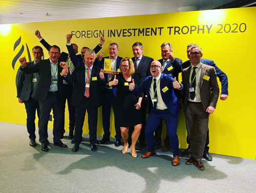The world’s largest chocolate warehouse for Barry Callebaut wins the Foreign Investment Trophy, recognized as the best foreign investment in Flanders