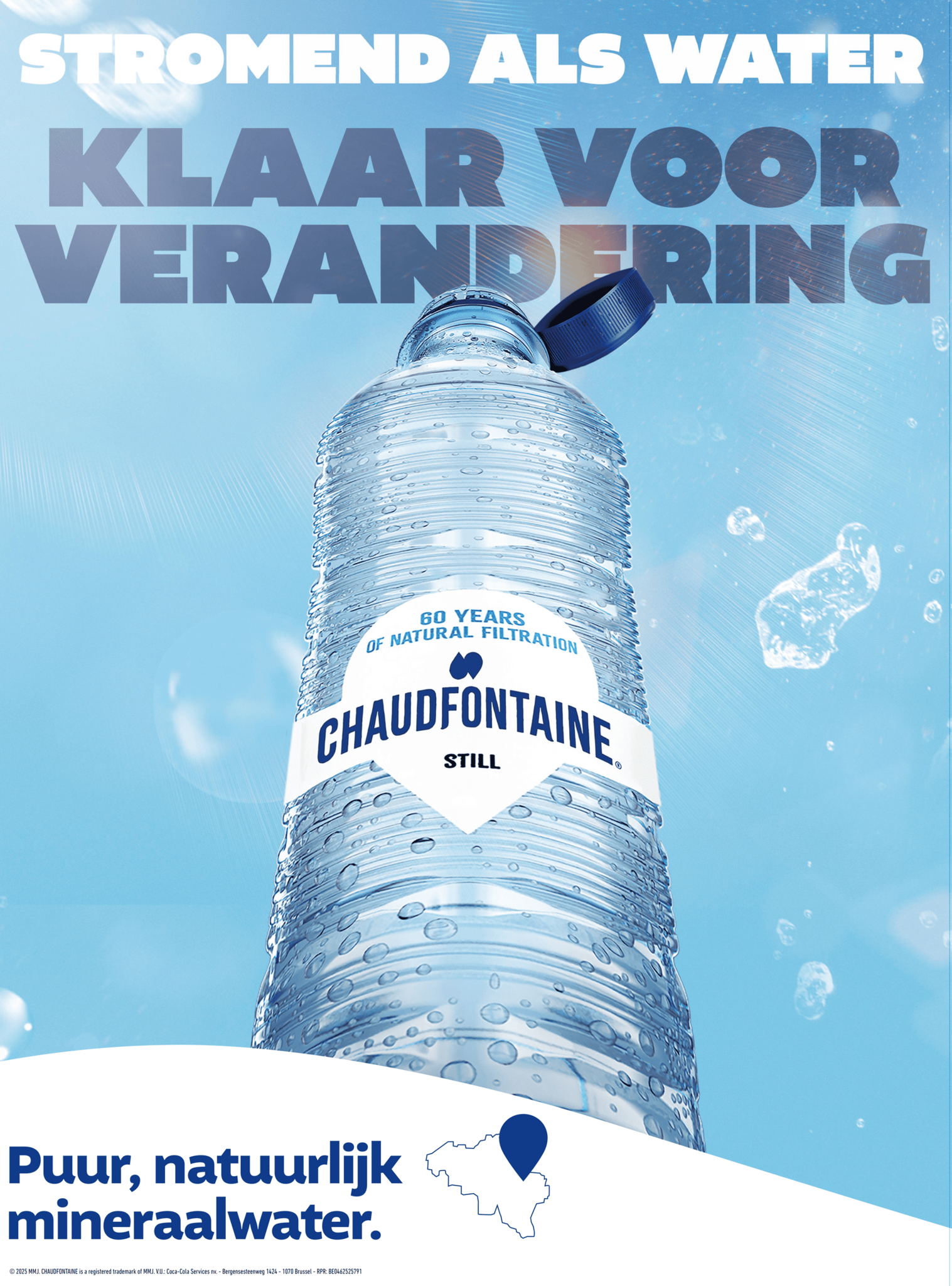 Belgisch mineraalwater Chaudfontaine® omarmt met "Change-Ready" veerkracht in een snelveranderende wereld
