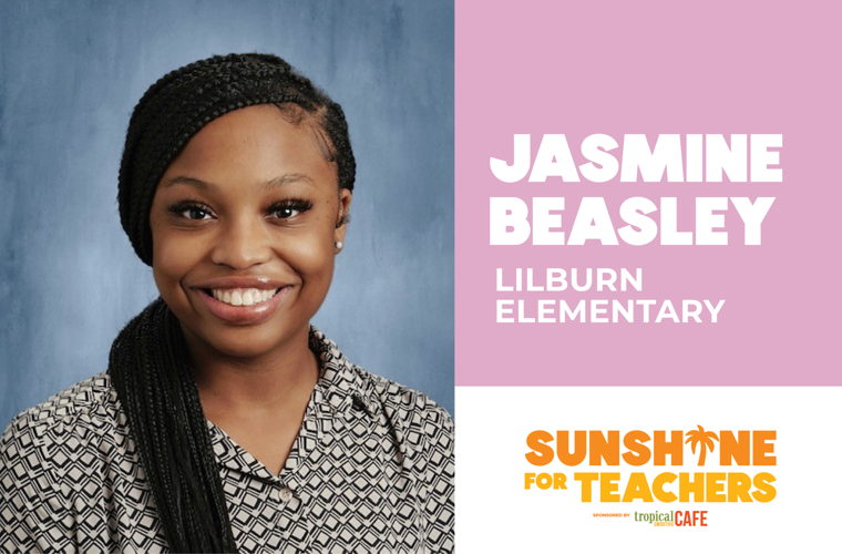 Tropical Smoothie Cafe has announced Jasmine Beasley at Lilburn Elementary School as a finalist in the Sunshine for Teachers contest. They were selected from thousands of consumer nominations and parents, teachers, families and the community can now vote for them until midnight ET on May 9, 2025 at www.SunshineforTeachers.com. One Grand Prize winner receives a $10,000 summer getaway and free smoothies for a year, and their school wins $1,000 and a schoolwide smoothie party. 