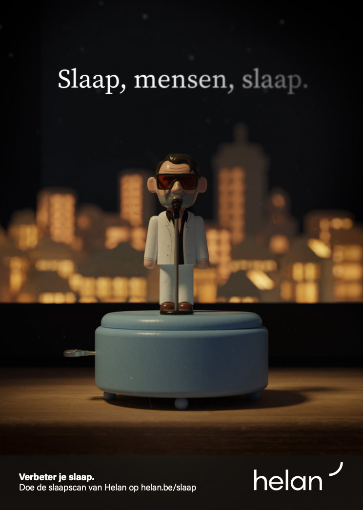 AKQA Brussels en Daan zingen volwassenen in slaap voor Helan