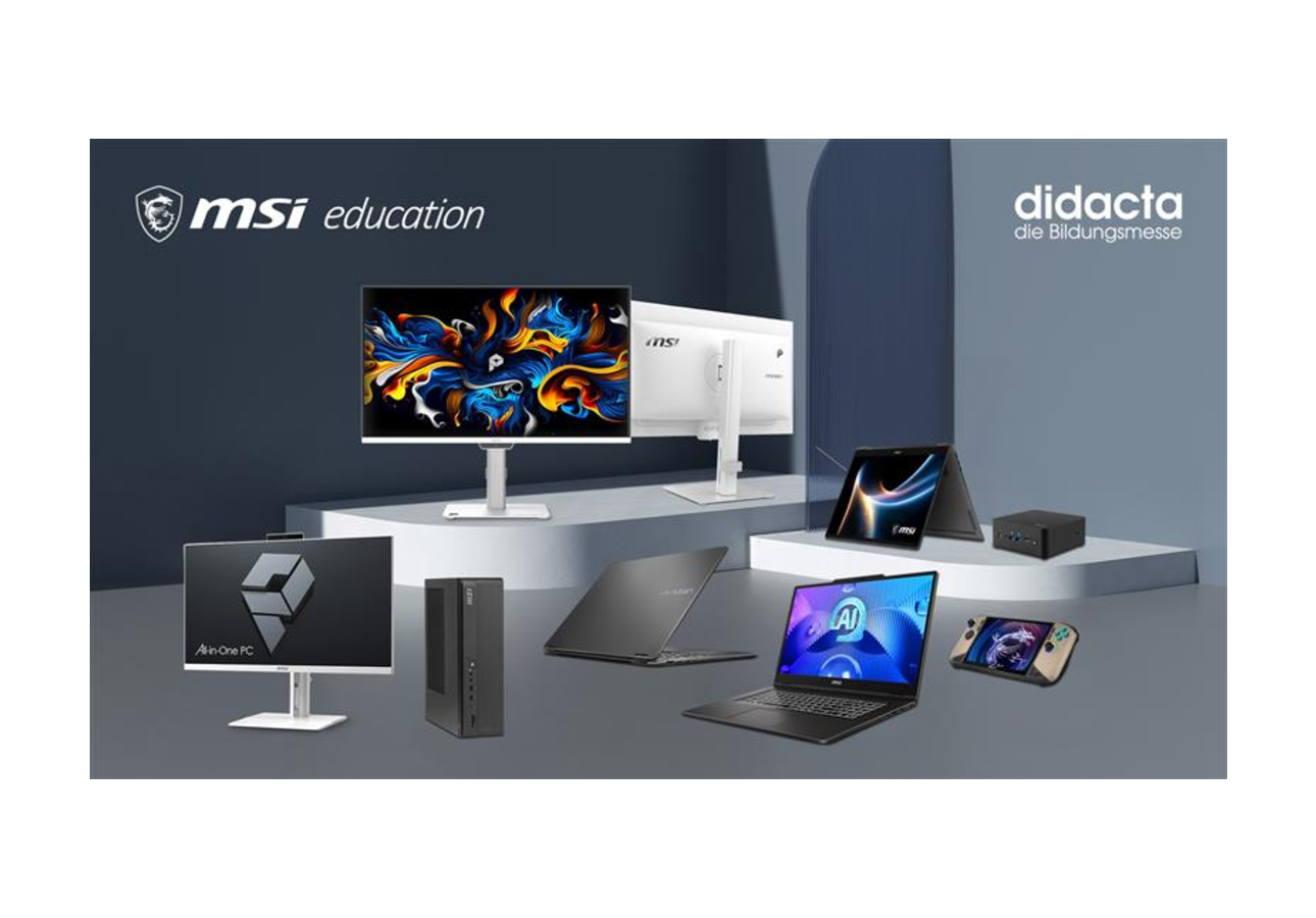 MSI auf der Bildungsmesse didacta 2026 in Köln