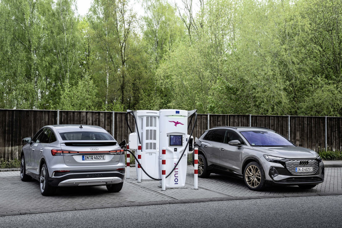Audi, leader du marché des immatriculations de voitures électriques en Belgique