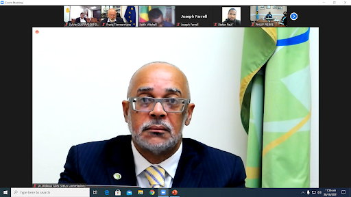 Director General of the OECS, Dr. Didacus Jules