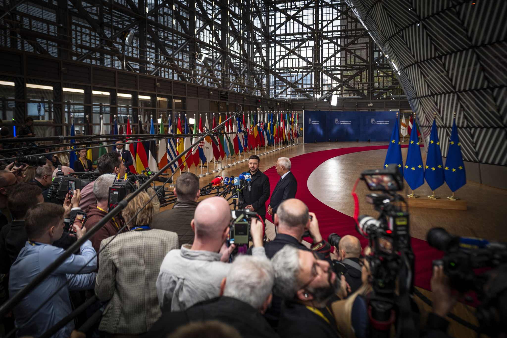Leaders seek balance on climate goals and Ukraine funding at EU Summit