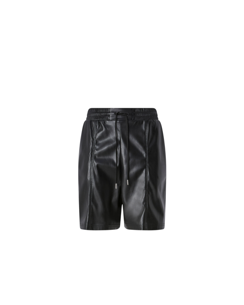 PINKO FW25 SEMOLINO SHORT SIMILPELLE SOFT TOUCH EUR255