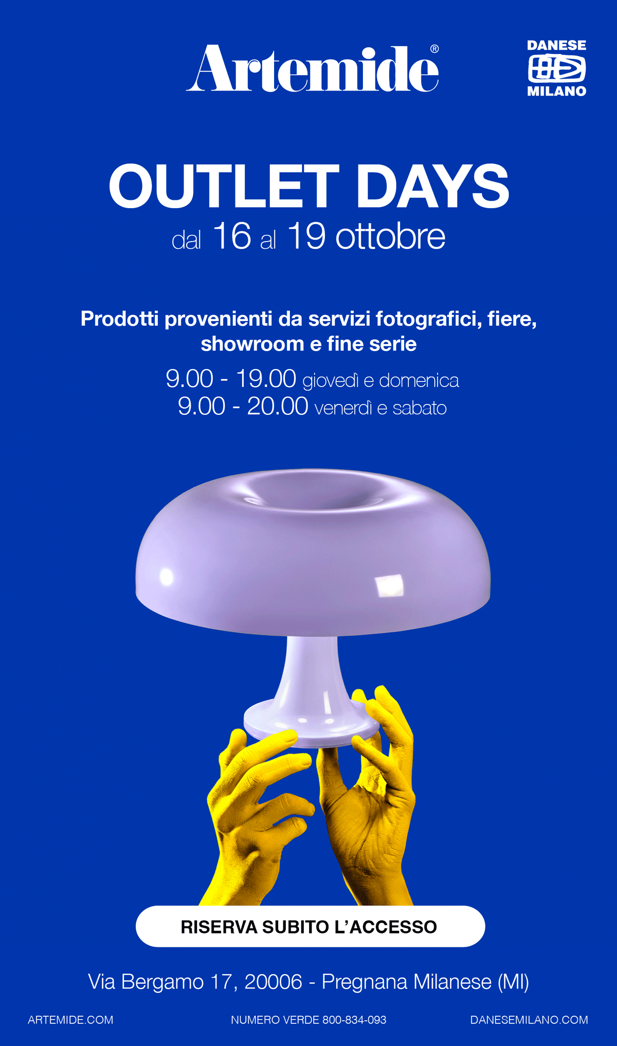 OUTLET DAYS (16 - 19 OTTOBRE 2025)