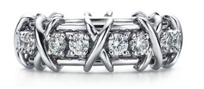Tiffany & Co. Schlumberger® Sixteen Stone ring in platinum with diamonds