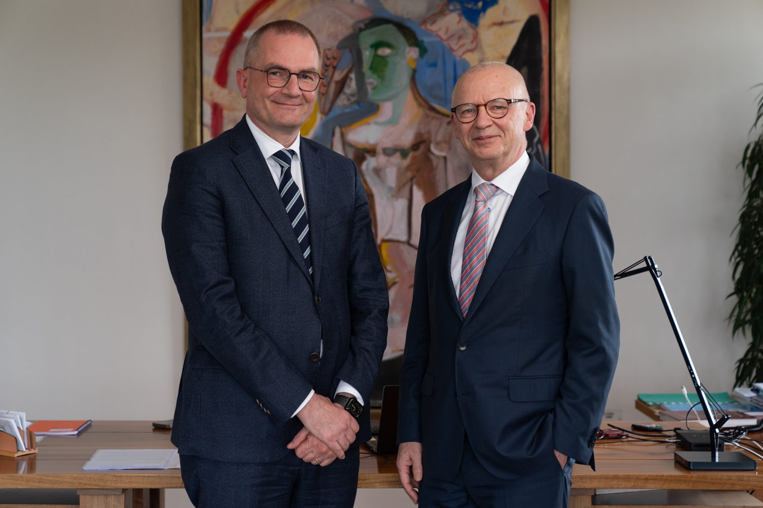 prof. dr. Paul Herijgers en prof. dr. Wim Robberecht