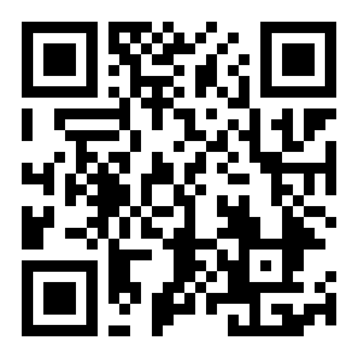 QR-code voor de inschrijvingen van De Campus Cup 2020-2021