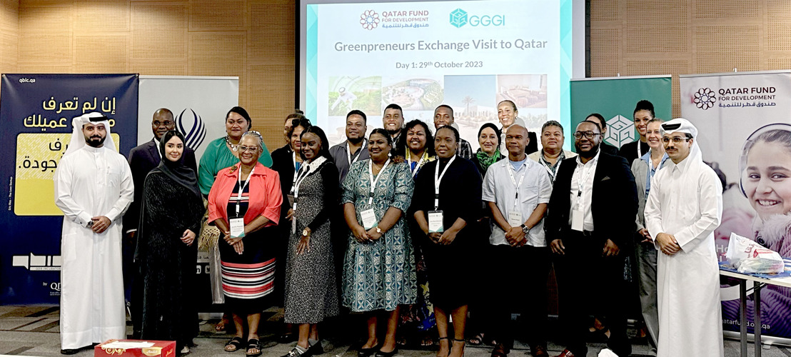 GGGI Pacific and Eastern Caribbean Greenpreneurs Embark on Exchange Visit to Doha, Qatar