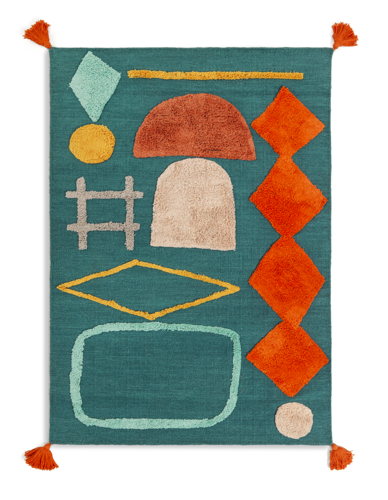 Habitat Global Tufted Flatweave Rug, £125