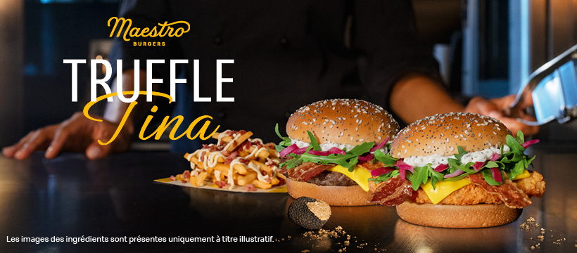 Pur plaisir chez McDonald's avec les nouveaux Maestro Truffle Tina et Truffle McFlavor® Fries